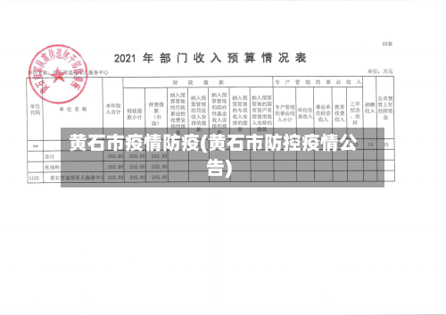 黄石市疫情防疫(黄石市防控疫情公告)-第1张图片