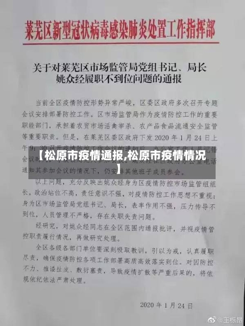 【松原市疫情通报,松原市疫情情况】-第2张图片