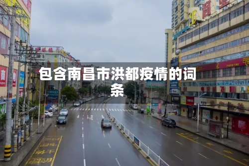 包含南昌市洪都疫情的词条