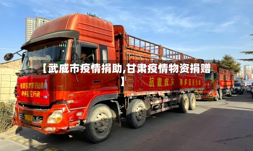 【武威市疫情捐助,甘肃疫情物资捐赠】-第2张图片