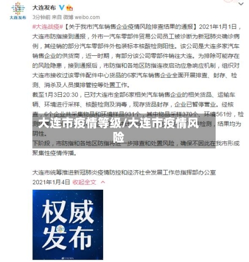 大连市疫情等级/大连市疫情风险-第2张图片