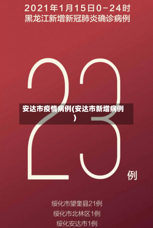 安达市疫情病例(安达市新增病例)-第2张图片