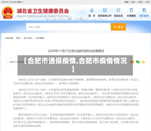 【合肥市通报疫情,合肥市疫情情况】-第1张图片