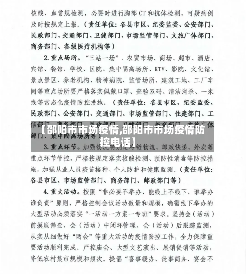 【邵阳市市场疫情,邵阳市市场疫情防控电话】-第2张图片