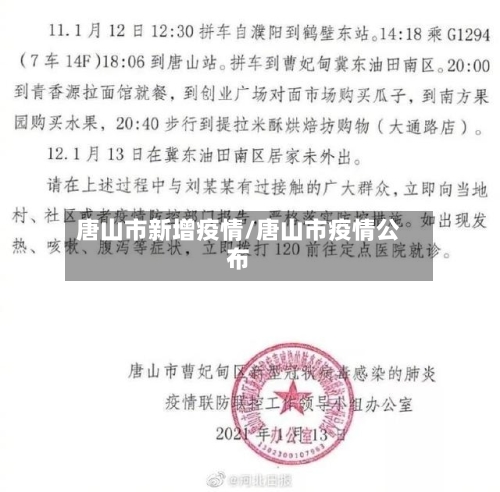 唐山市新增疫情/唐山市疫情公布-第1张图片