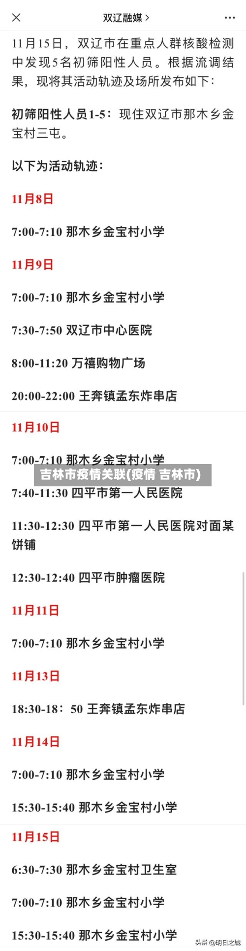 吉林市疫情关联(疫情 吉林市)-第1张图片