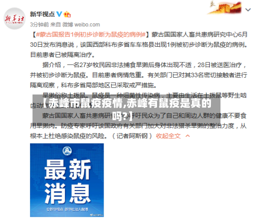 【赤峰市鼠疫疫情,赤峰有鼠疫是真的吗?】-第1张图片