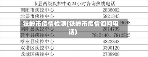 铁岭市疫情检测(铁岭市疫情询问电话)-第3张图片